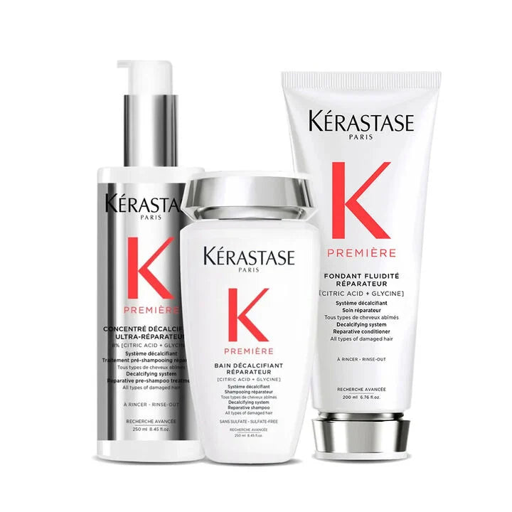 Kit Kérastase Première Shampoo + Condicionador + Tratamento Descalcificante