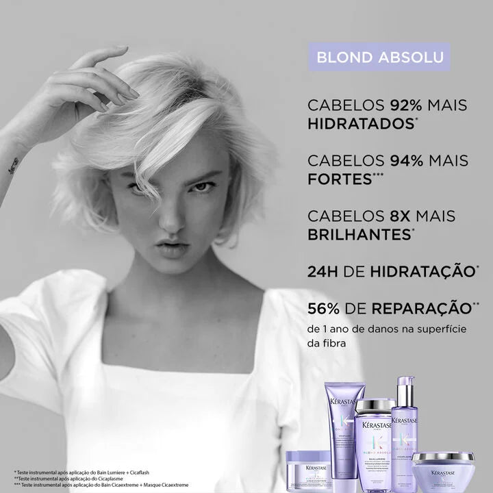 Kit Shampoo e Condicionador para Cabelos Loiros Kérastase Blond Absolu - Image 4